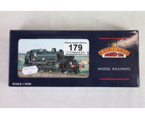 Boxed Bachmann OO gauge 31456 Ivatt 2-6-2 Tank 41264 BR Lined black late crest locomotive