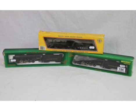 Three boxed Mehano HO scale locomotives to include Baltimore & Ohio x 2 (M9502 & T270/29789) and NYO & W 44 2-6-0 locomotives