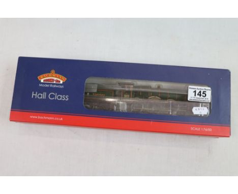 Boxed Bachmann OO gauge 32004 Hall Class 4970 Sketty Hall Great Western Green 8 DCC Locomotive
