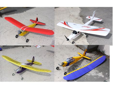 Revell Sensei FS Radio Control Model Airplane together with Two Petrol Engine Radio Control Model Airplanes and a further Rad
