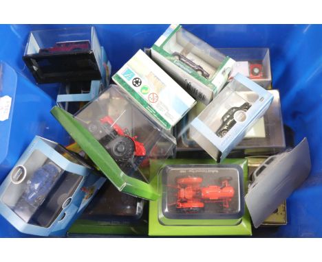 22 Cased/boxed diecast models to include Oxford Automobile Company, Hongwell, Calssix, Hatchette etc featuring tractors, Land