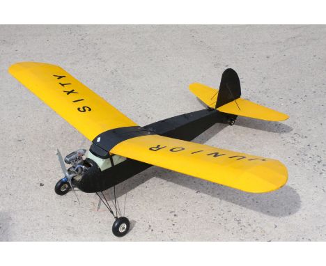 Well made r/c motorised model plane with engine, 42" in length, gd condition