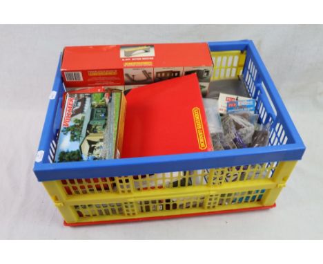 Quantity of boxed & bagged OO gauge model railway accessories to include Hornby, Bachmann, Vollmer, Knightwing etc