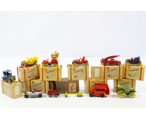 Nine boxed Charbens Miniature Series diecast models to include 12 Vauxhall Hansom Cab 1905, 7 Panhard 1898, 2 Spyker 1905, 6 