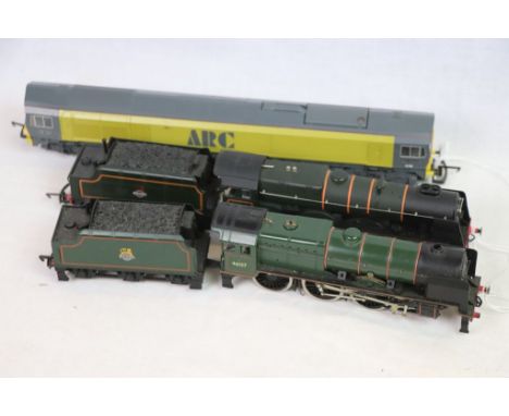 Three OO gauge engines to include Mainline Prince of Wales (missing front wheels), Lima ARC Diesel and Airfix Royal Scot 4-6-