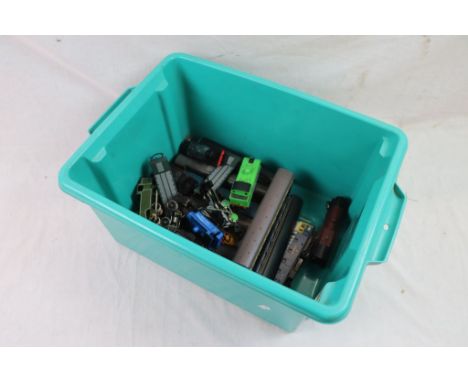 Collection of OO gauge model railway locomotives and rolling stock, all as found, to include 12 engines plus chassis featurin