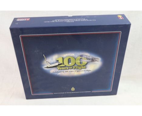 Boxed Corgi Showcase Collection CSCA03005 100 Years of Flight four model set to include Wright Flyer, Spitfire, Concorde and 