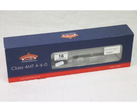 Boxed Bachmann OO gauge 31116 Standard Class 4MT 75069 BR1B Tender BR lined green late crest preserved 8 DCC locomotive