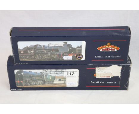 Two boxed Bachmann OO gauge locomotives to include 31406 Lord Nelson 30850 green l/ crest (tear to to of box and tape repair)