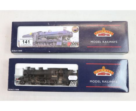 Two boxed Bachmann OO gauge DCC Ready locomotives to include 32002 5960 Saint Edmund Hall BR Black early emblem and 32830 Iva