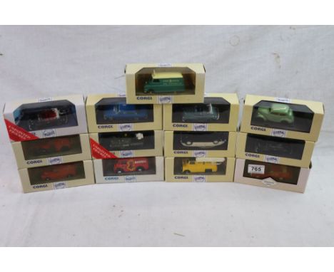 13 Boxed Corgi diecast Classic Vehicles from Corgi models