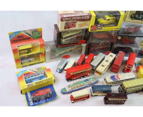 Selection of boxed diecast models to include Corgi, Lledo, EFE, Atlas