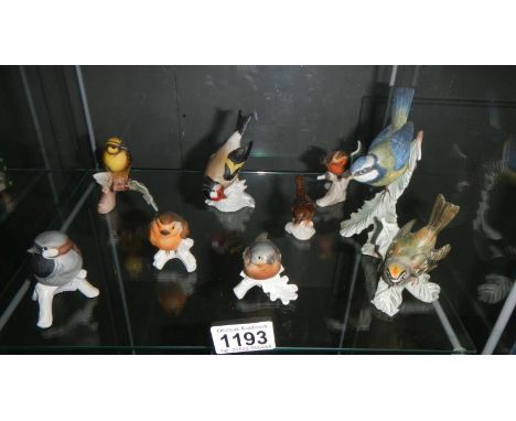 9 Goebel bird figurines