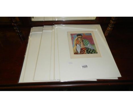 4 Henri Matisse prints c1935 and 6 Henry Moore Shelter Sketch prints c1940