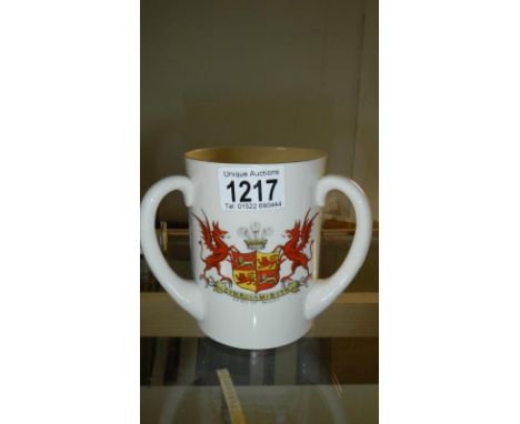 A large Goss Loving Cup Arms of Wales