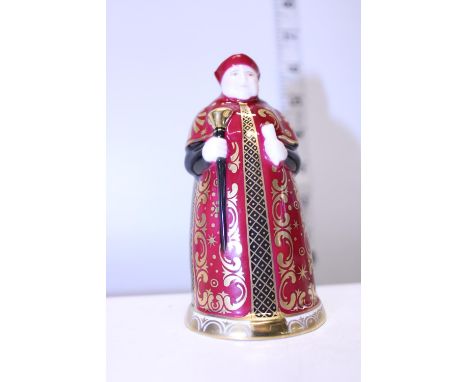A limited edition Royal Worcester Cardinal Wolsey candle snuffer 58/500 