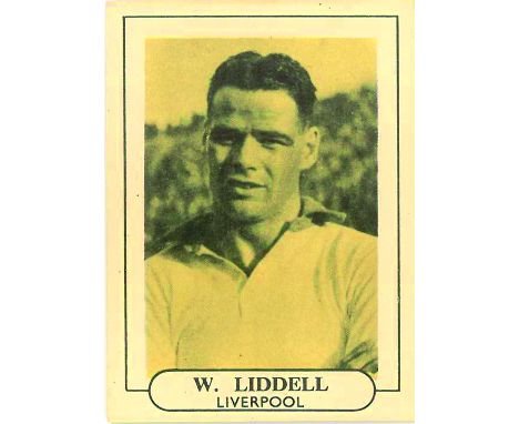 WILKINSON, Popular Footballers, nos. 7 Liddell &amp; 13 Stubbins (Liverpool) G to VG, 2