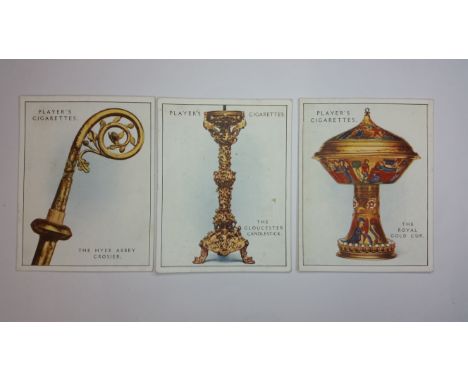 PLAYERS, large, complete (8), inc. Picturesque London, Old Hunting Prints, Old Naval Prints, Portals of the past, Racing Yach