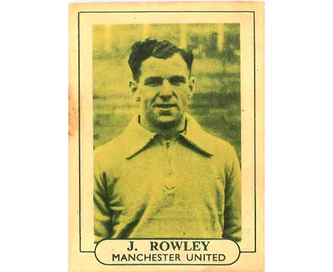WILKINSON, Popular Footballers, nos. 2 Pearson &amp; 16 Rowley (both Manchester United) G to VG, 2