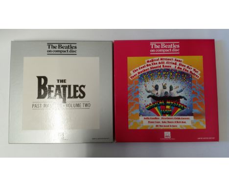 POP MUSIC, The Beatles, compact disc box sets, inc. Magical Mystery Tour, Past Masters Vol 2, Sgt Pepper, Yellow Submarine, E