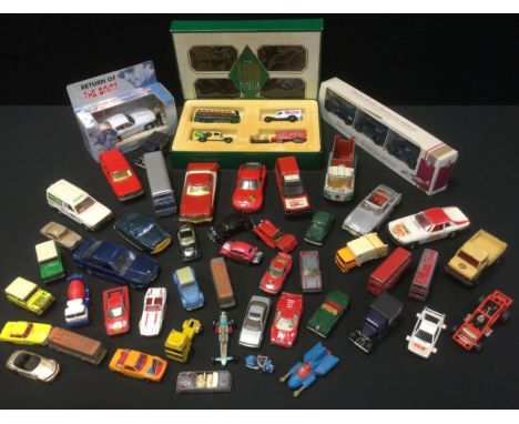 Diecast Vehicles - Corgi, Matchbox etc inc James Bond 007 Aston Martin DB5;  Qaulitoys  Turbine Truck, cars, vans, The Saints