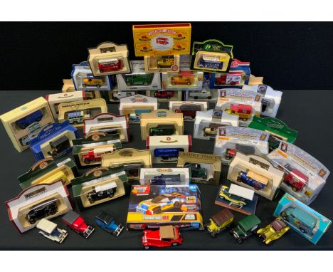 Die-cast Vehicles - Corgi Motoring Memories models;  others Matchbox series Commemorative Pack; Days Gone;  Lledo Norman Rock