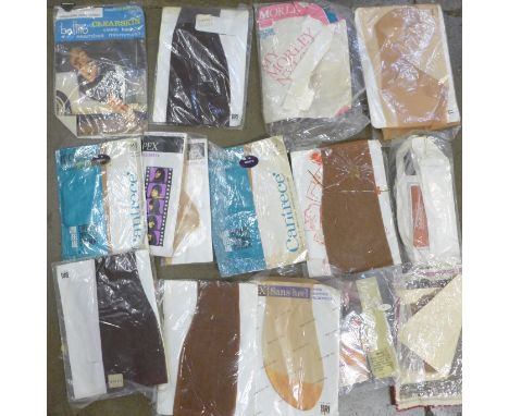 Fifteen pairs of vintage nylon stockings 