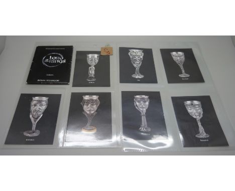 Magic &amp; Fantasy, original 2001 Lord of the Rings cards set by Royal Selangor with wrapper and booklet, 18 cards plus wrap