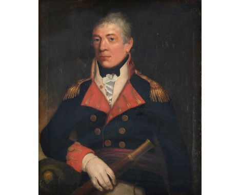 Anglo-Indian School (19th century) Portrait of Colonel George Constable of the Bengal Artillery Oil on canvas, 75cm by 62cm 
