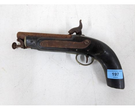 A 19th century percussion pistolLocation: 6.2If there is no condition report shown, please request