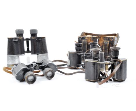 A collection of four Carl Zeiss vintage binoculars.&nbsp; Models included are: Merineglas 6 x - serial number 612311 - includ