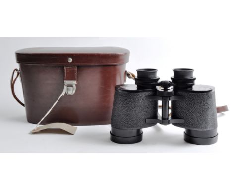 A pair of Carl Zeiss Nobilem 12x50 B Spezial vintage binoculars. Serial number: 6012898.&nbsp; Optics are clear and clean, bo