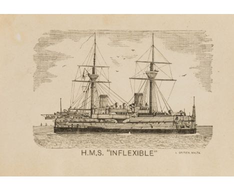 NO RESERVE St. Clair (W. E. ) Three Years with the Mediterranean Fleet or the Cruise of H.M.S. Inflexible, first edition, fro