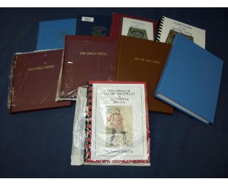 Small selection of DP&amp;G Military Publishers publications including Brief History of the 13th Foot, Regimental Nicknames a