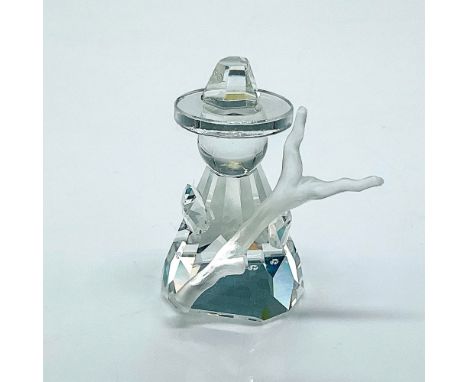 Multifaceted clear crystal with a frosted crystal crook. Part of the Nativity Scene collection. Swarovski etched backstamp. T