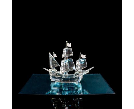 Lead crystal part of the When We Were Young collection and is made with frosted crystal accents. Comes with a display mirror 