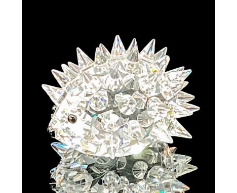 This small hedgehog is part of the In the Secret Garden category. Made from clear crystal with pointed spines, black eyes and