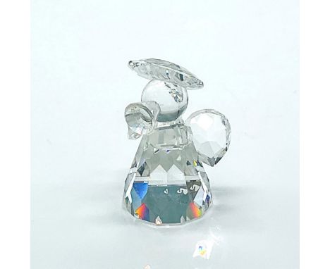 Multifaceted clear crystal. Part of the Nativity Scene group. This item has its original box: 2.5"H x 3.25"dia. Issued: 20th 