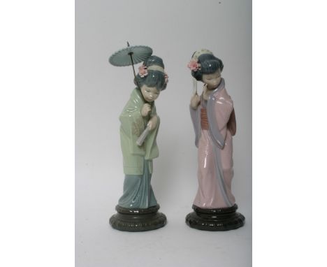 Two Lladro Japanese figures