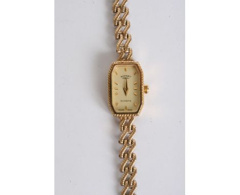 A lady's gold Rotary watch
