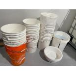 LOT OF ALL-PURPOSE PLASTIC ROUND PAILS