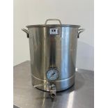 GASONE 10-GALLON STAINLESS STEEL BREW KETTLE