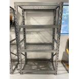 4-SHELF METAL BOLTLESS RACK, 41" X 24"