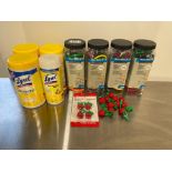 LOT OF BUNGEE VARIETY PACKS, DISINFECTION WIPES & TABLECLOTH WEIGHTS