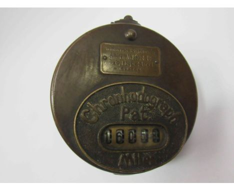 A late 19th Century ships log chromatograph recorder by Andrew Wilson of Glasgow