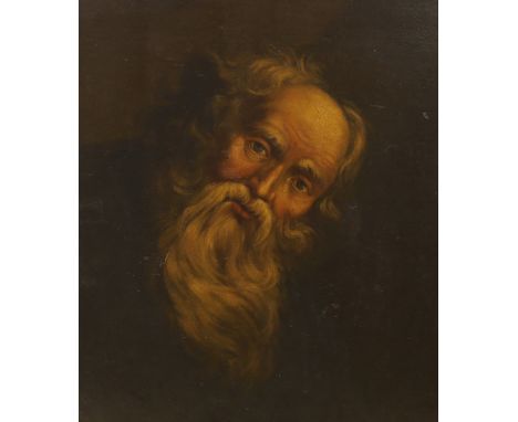 19th century, oil on board, Portrait of a bearded gentleman, 54 x 47cm***CONDITION REPORT***PLEASE NOTE:- Prospective buyers 