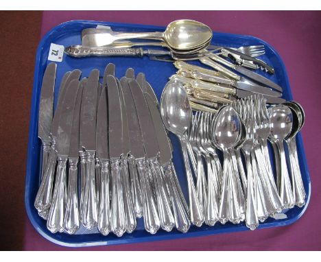 Arthur Price Cutlery, a set of knives, meat fork, etc :- One Tray 