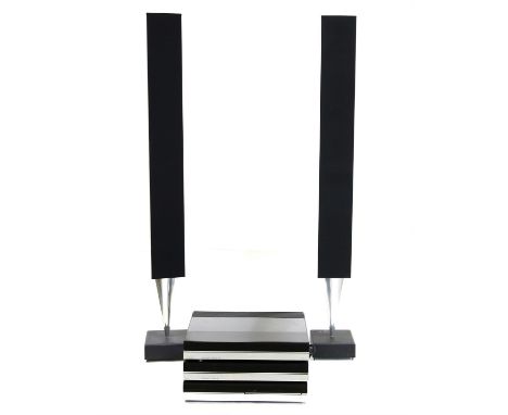 Bang & Olufsen hi-fi system, comprising Beomaster 7000, Beogram CD 7000, Beocord 7000, and a pair of Beolab 8000 speakers, 13