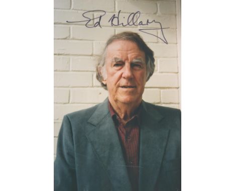 Mountaineer, Ed Hillary signed 6x4 colour photograph. Hillary KG ONZ KBE (20 July 1919 - 11 January 2008) was a New Zealand m