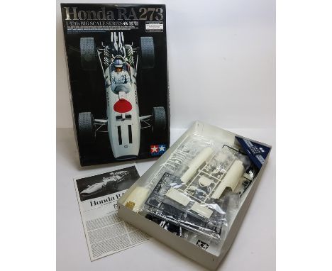 A Tamiya 1/12th Big Scale Series 32 Honda RA273, all parts still in manufacturers sealed bags, original box 